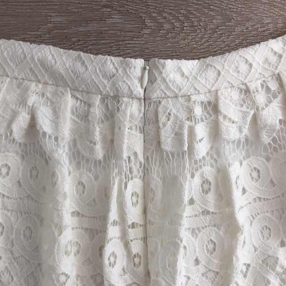 Parker white lace skirt size 4 - Picture 3 of 4